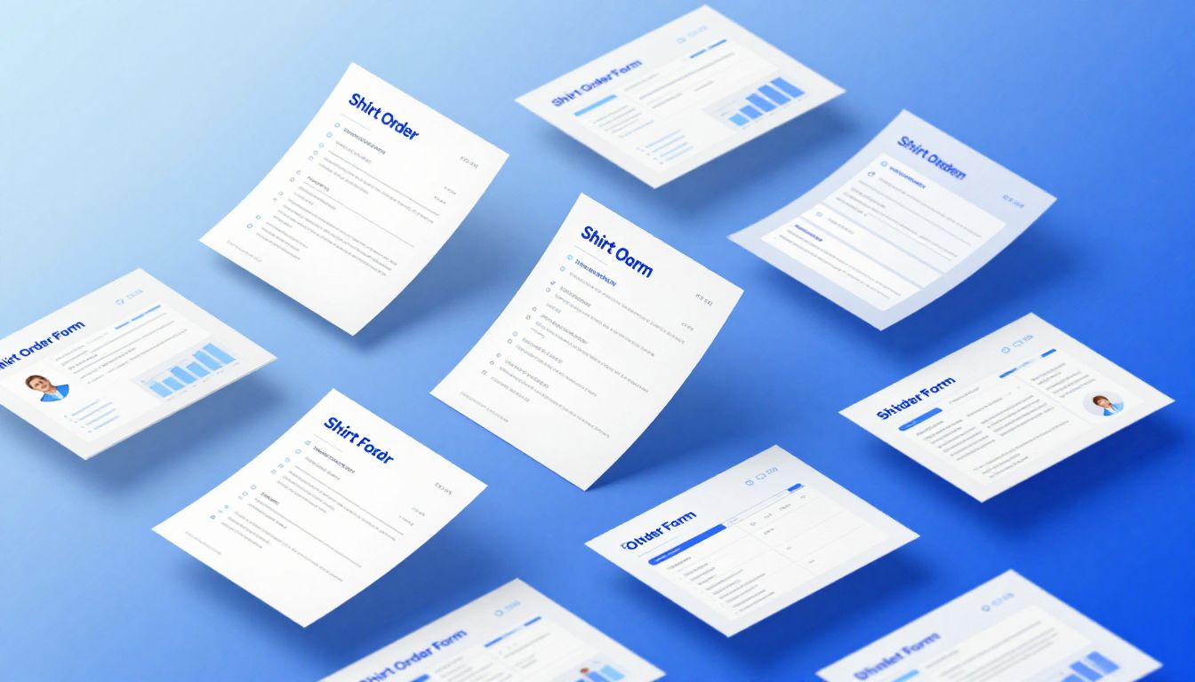 AI Form Generator - Create custom shirt order form
